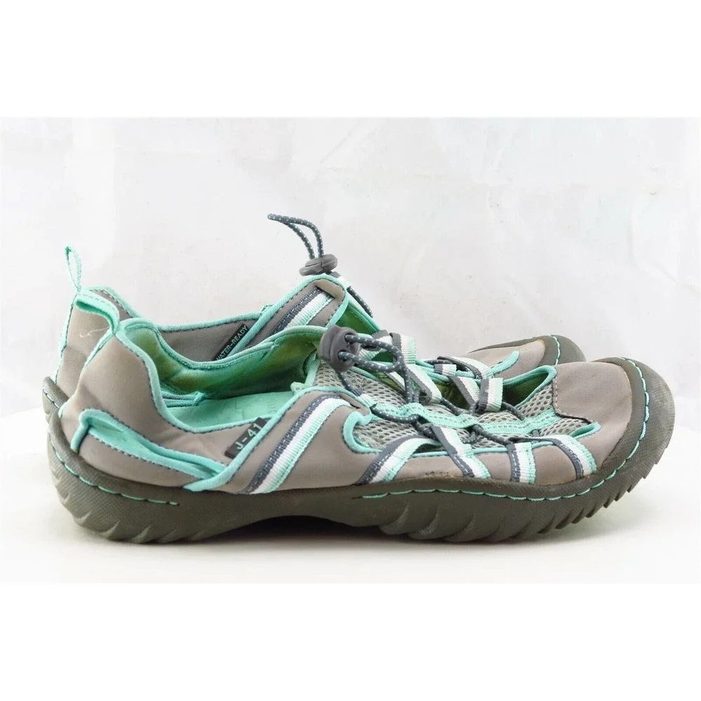 J-41 Sz 7 M Gray Sport Sandals Synthetic Women Sandals‎